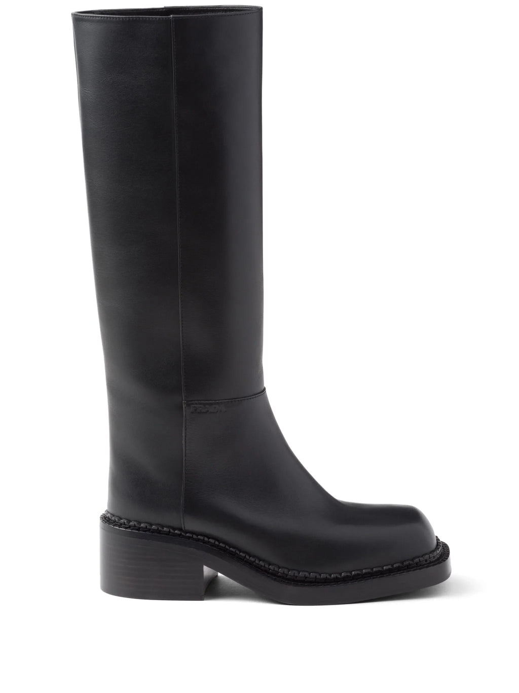 Prada - Knee-high 55mm Leather Boots