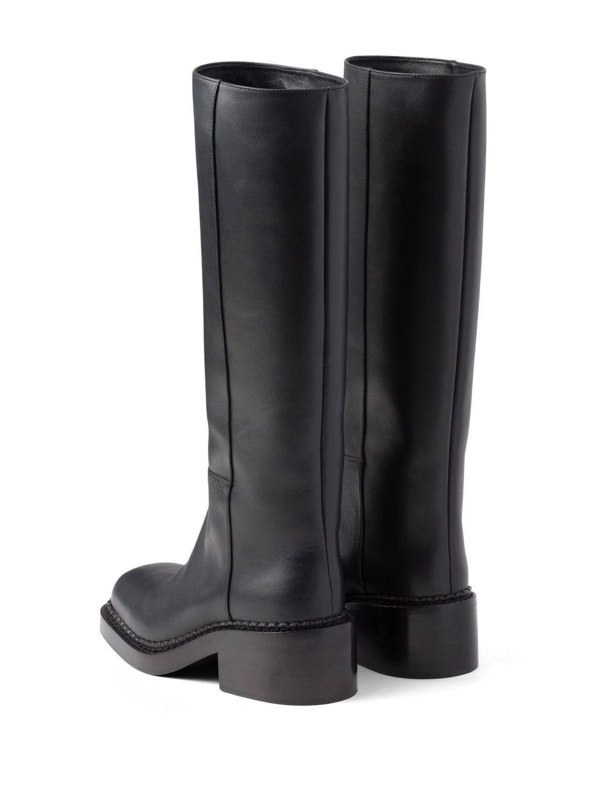 Prada - Knee-high 55mm Leather Boots