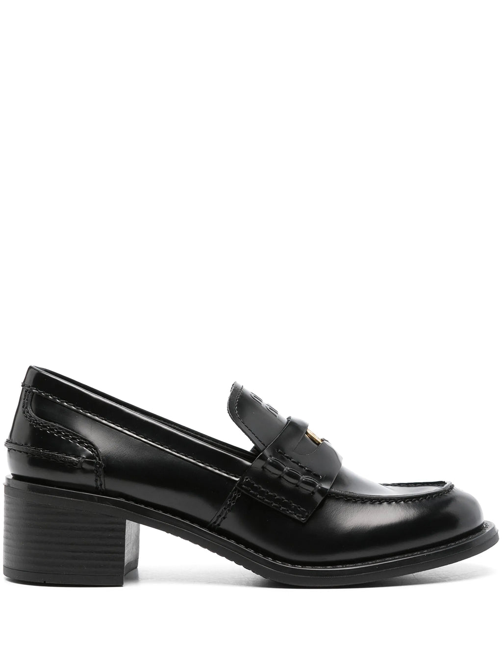 Miu Miu - Coin-embellished Block-heel Loafers