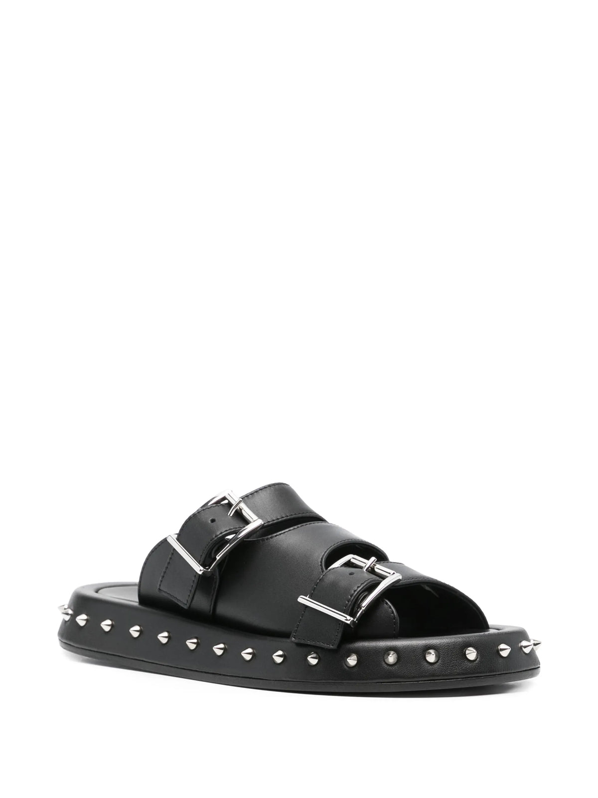 Alexander McQueen - Buckle Leather Sandals