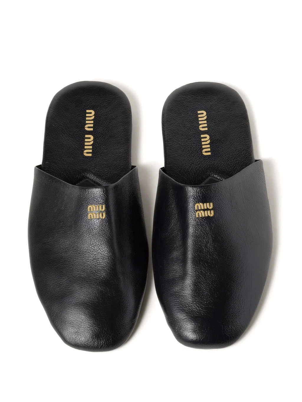 Miu Miu - Leather Slippers