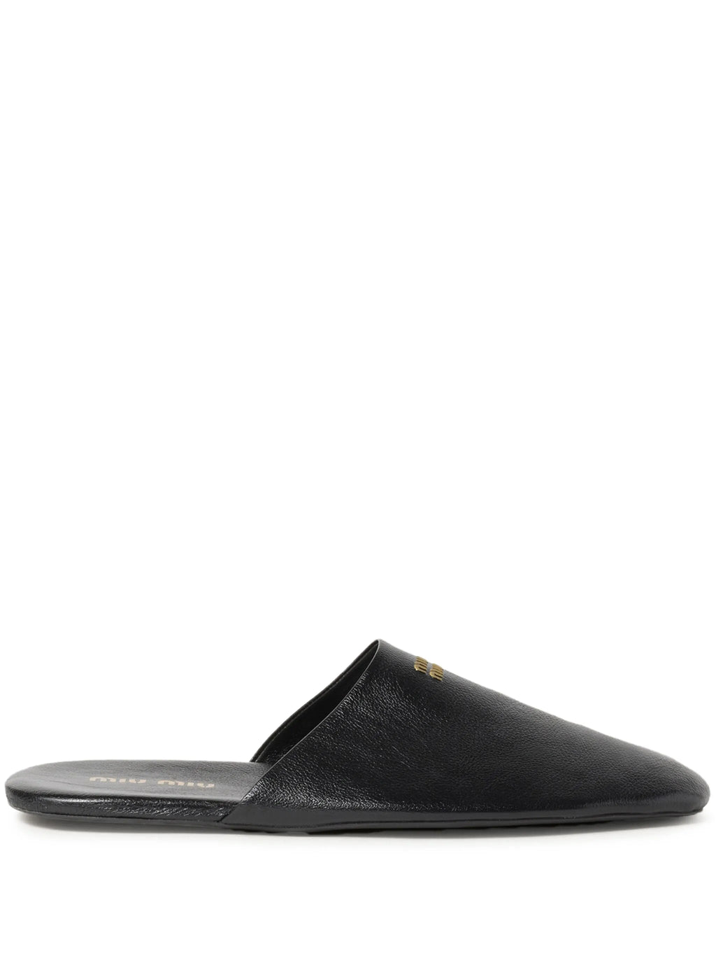 Miu Miu - Leather Slippers