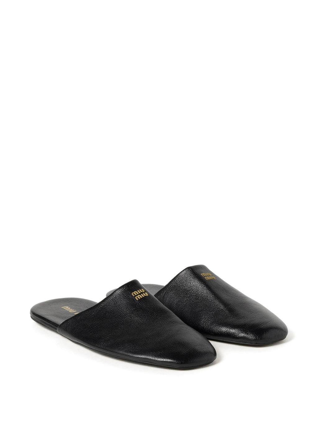 Miu Miu - Leather Slippers