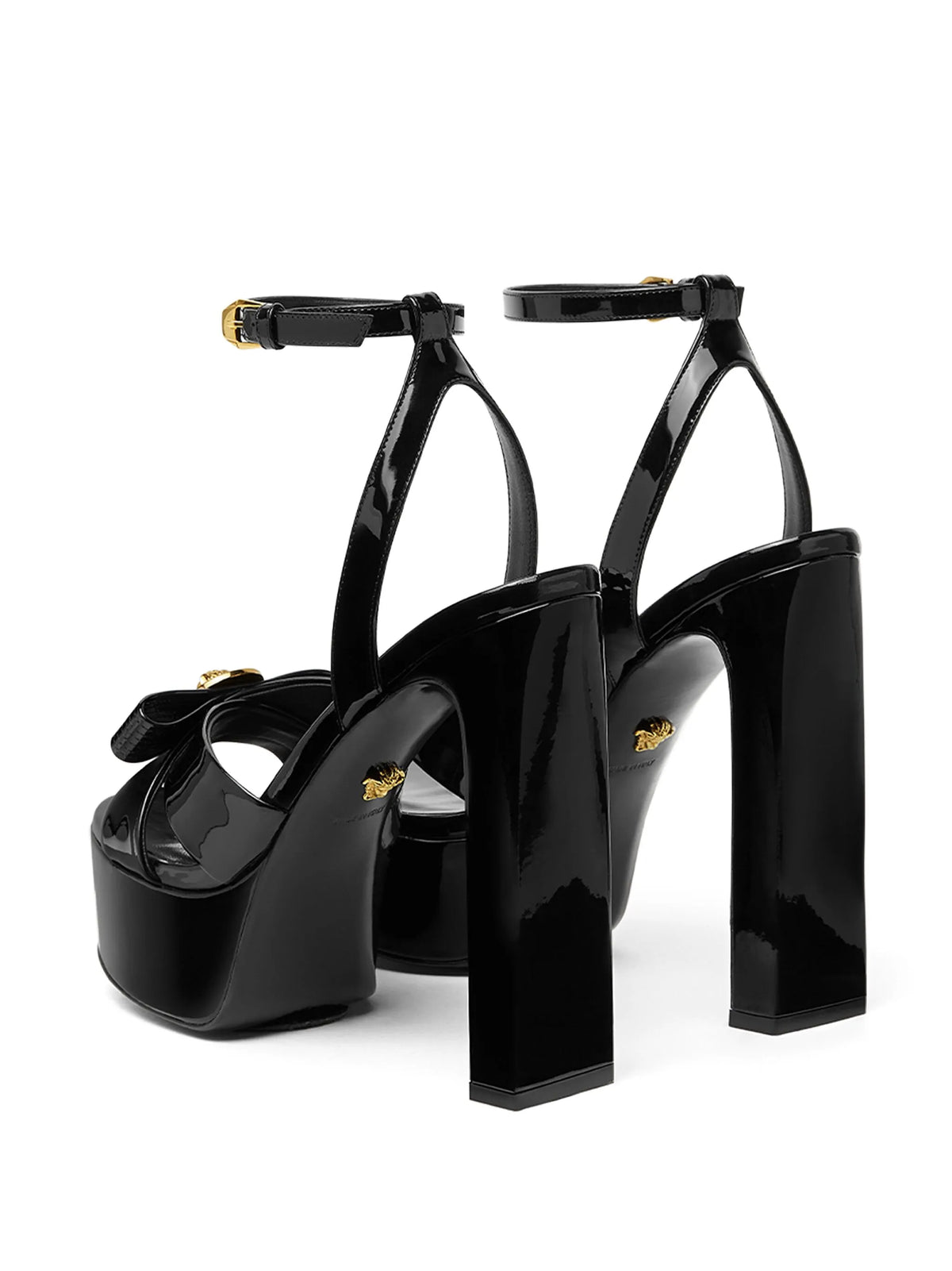 Versace - 140mm Gianni Ribbon Sandals