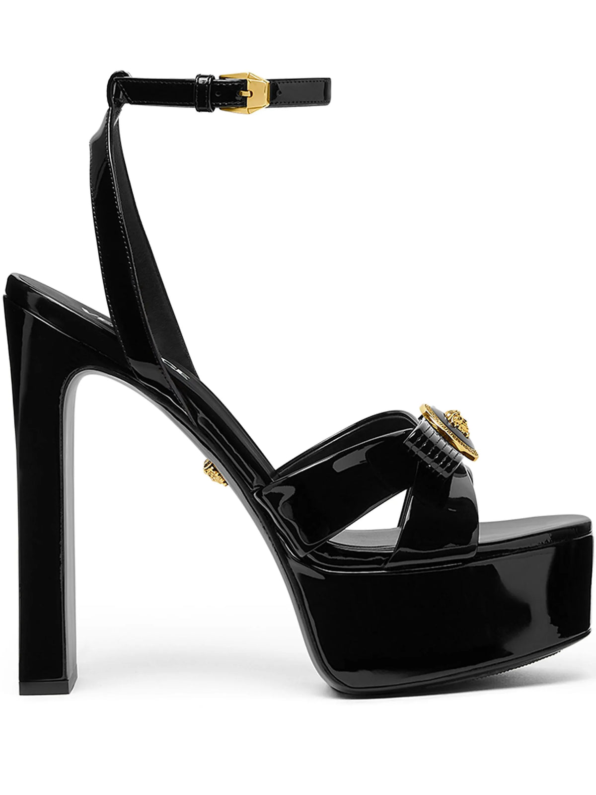 Versace - 140mm Gianni Ribbon Sandals
