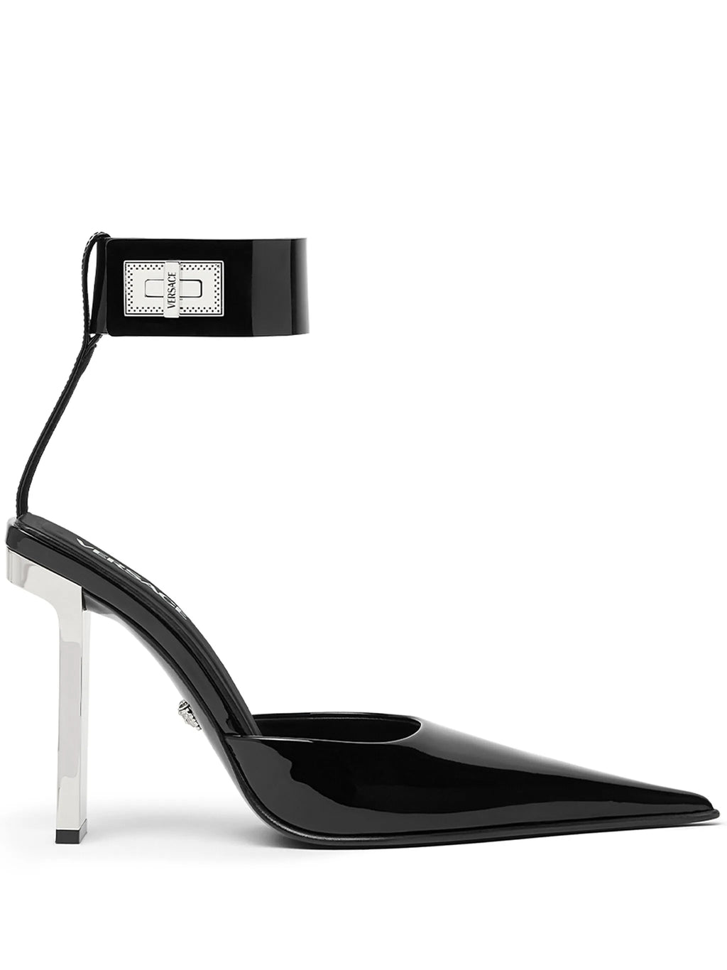 Versace - 105mm Slice Slingback Pumps