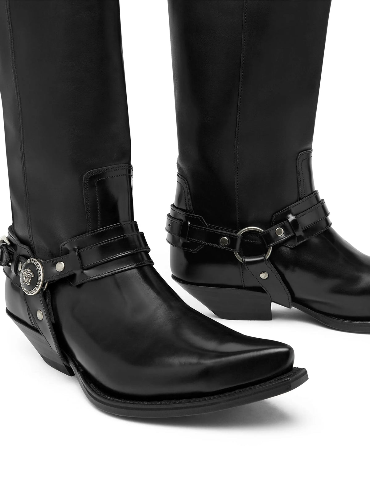 Versace - 40mm Texano Knee-high Boots