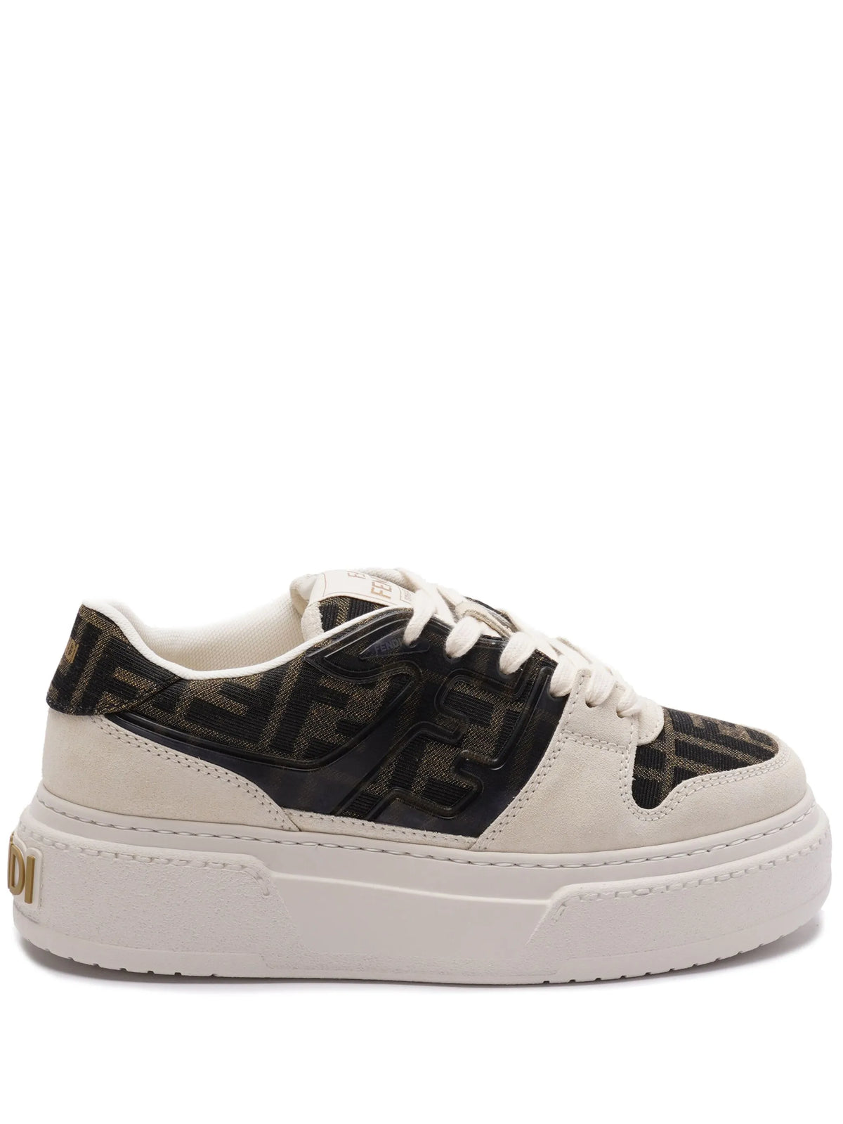 Fendi - Zuca-motif Panelled Sneakers