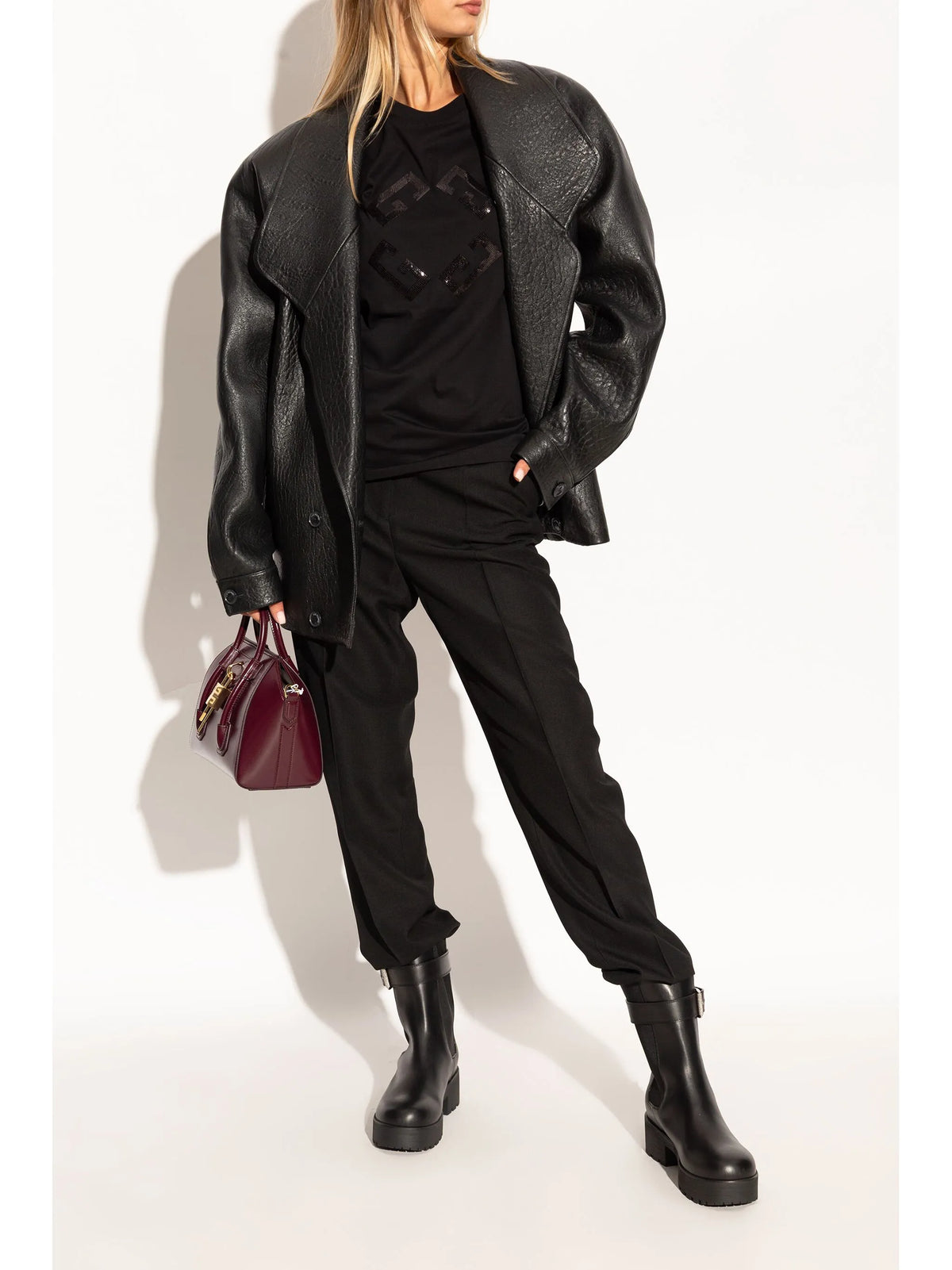 Givenchy - Buckled Leather Boots