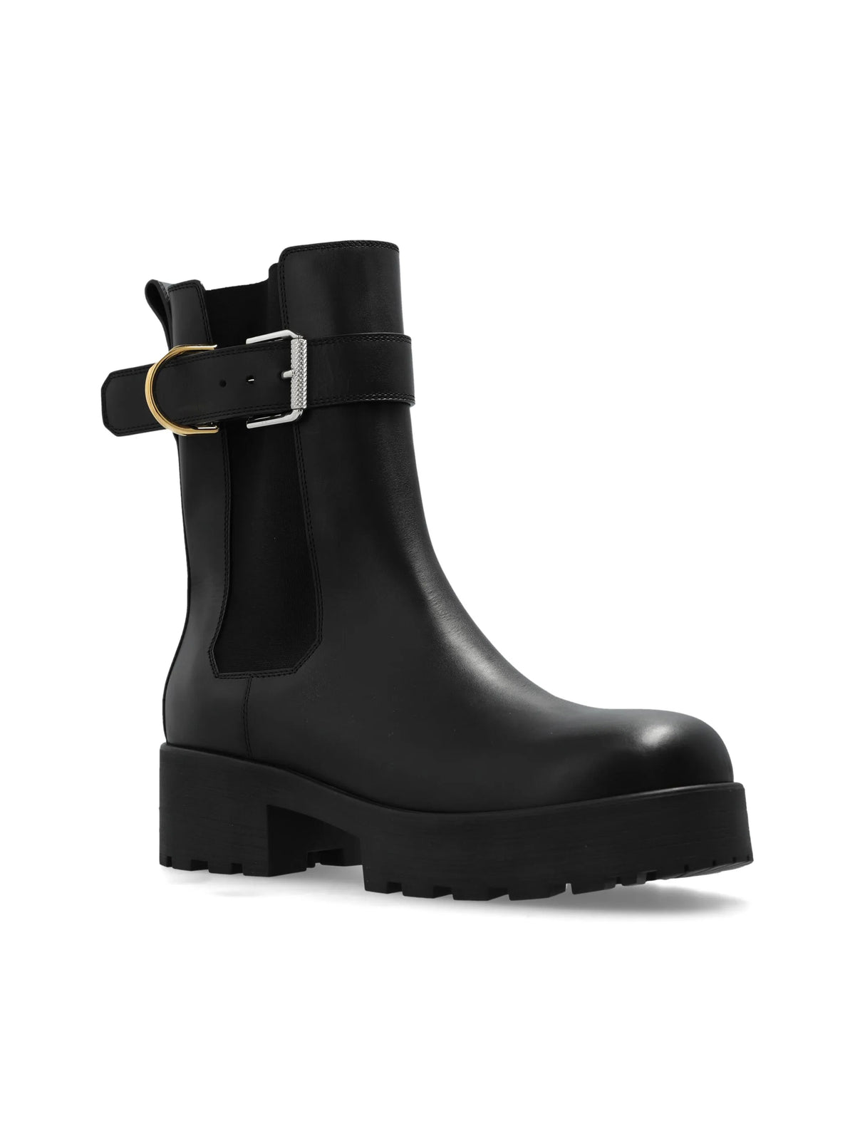 Givenchy - Buckled Leather Boots