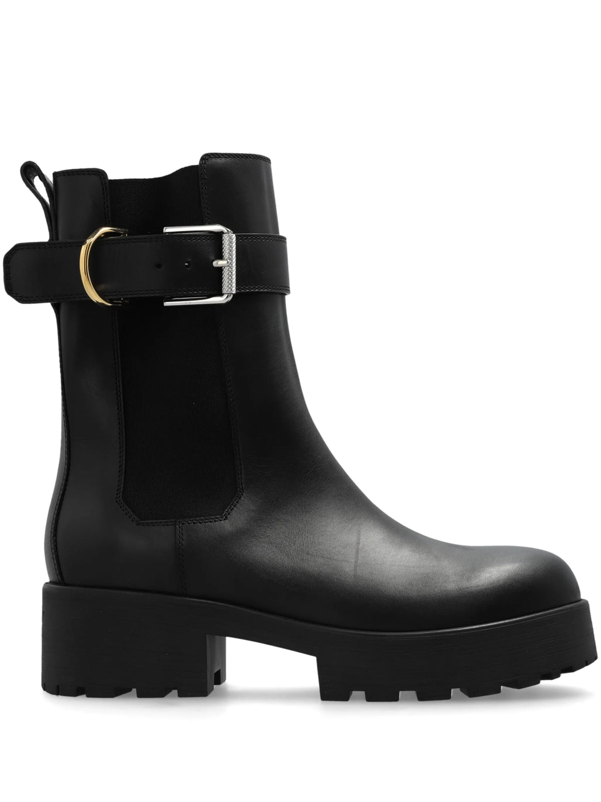 Givenchy - Buckled Leather Boots