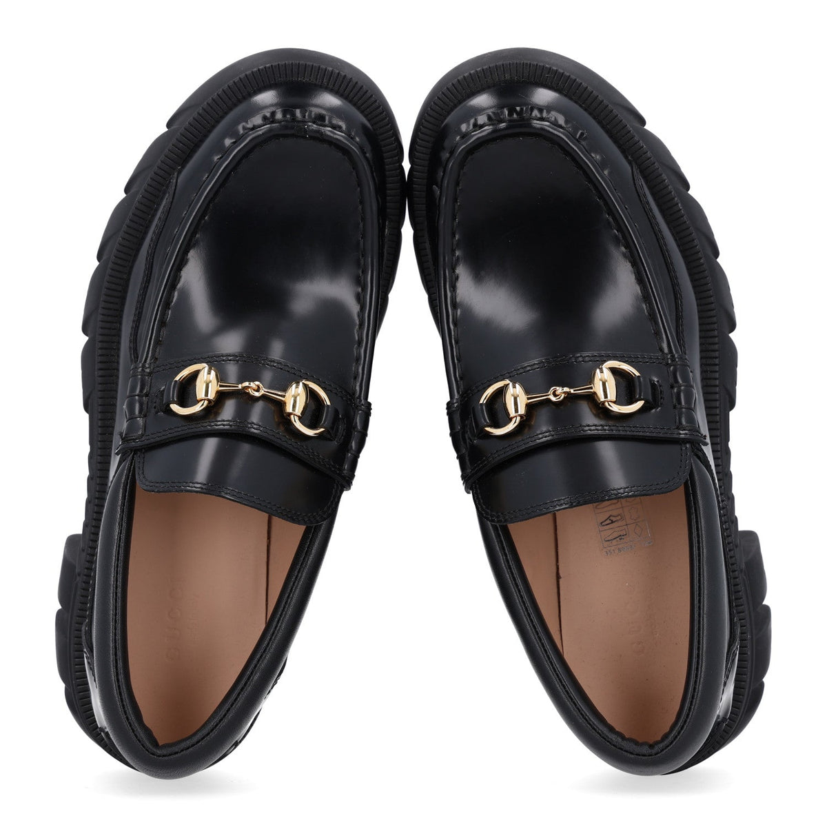 Gucci - Magnum Calfskin Nappa Samoa Horsebit Platform Chunky Lug Sole 40mm Loafers
