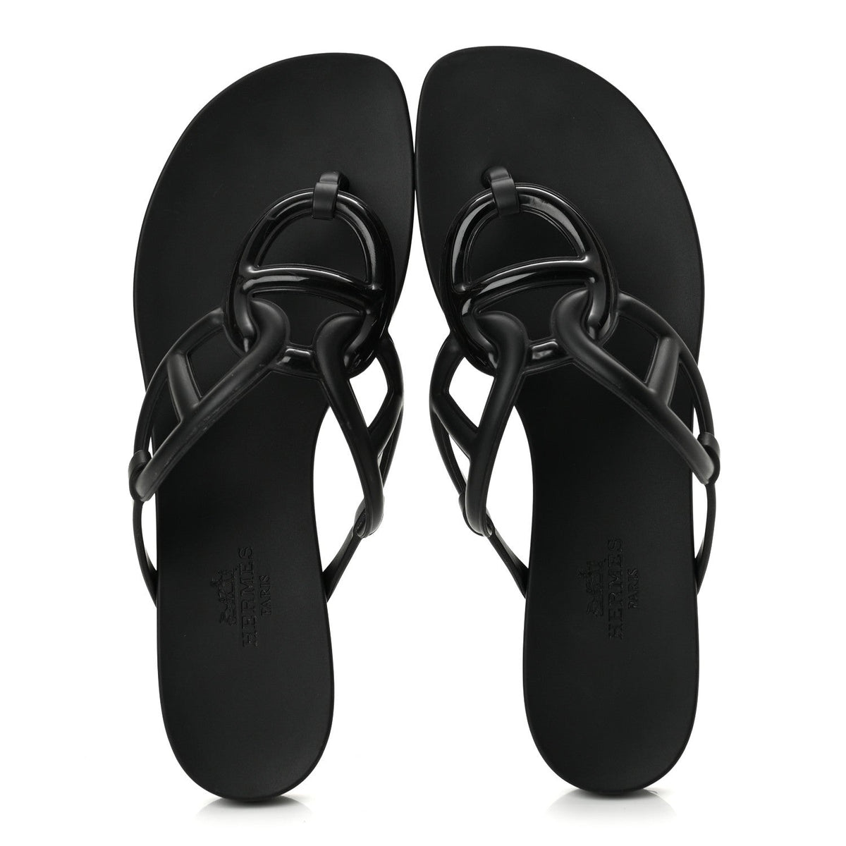 Hermès - Rubber Egerie Sandals