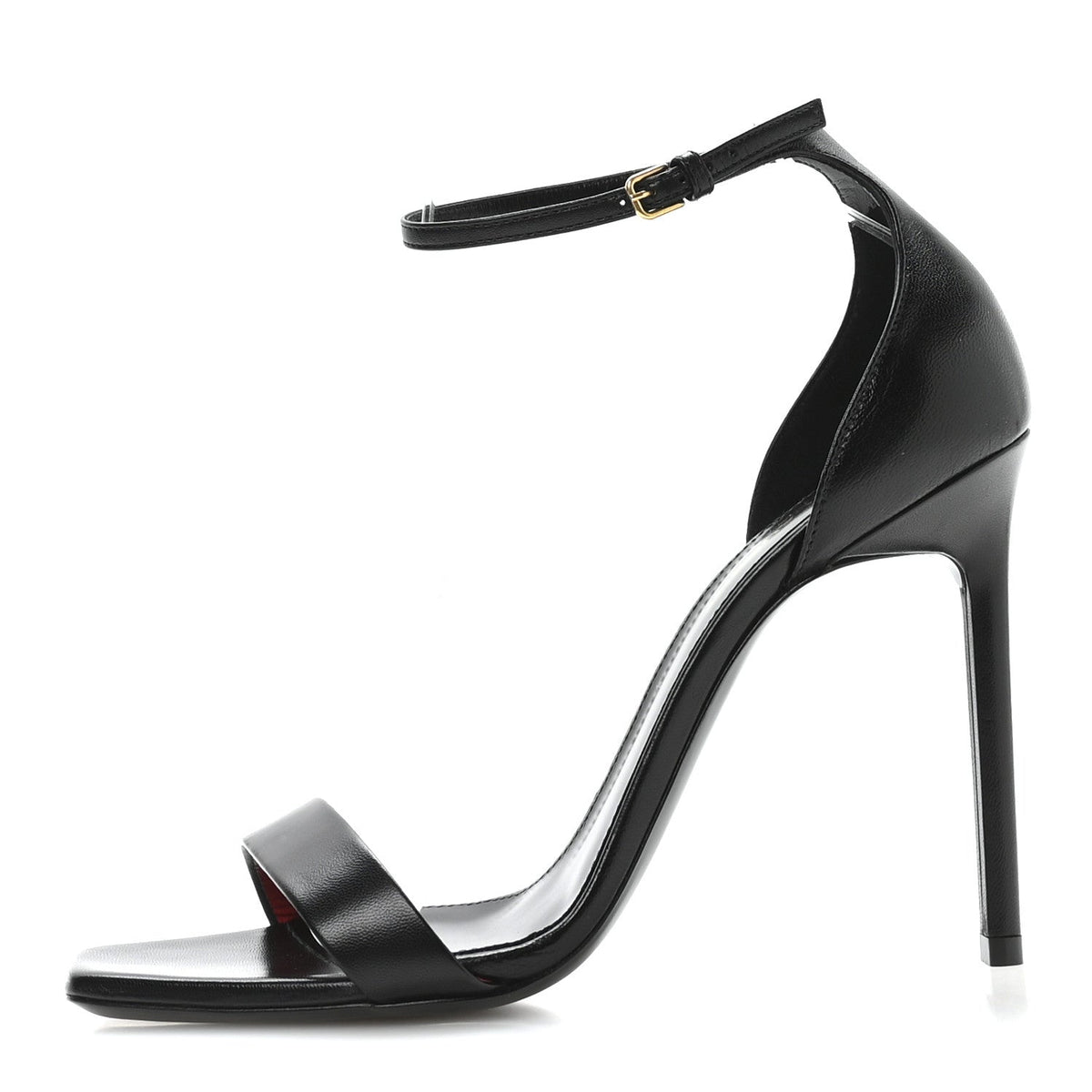 Saint Laurent - Calfskin Tripon Amber 105 Ankle Strap Sandals