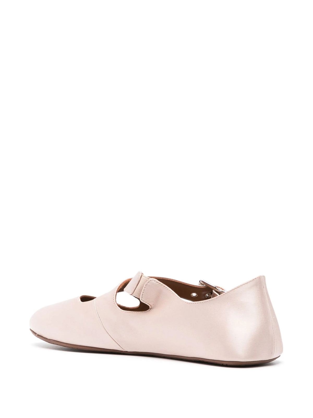Alaïa - Criss-cross Satin Ballet Flats