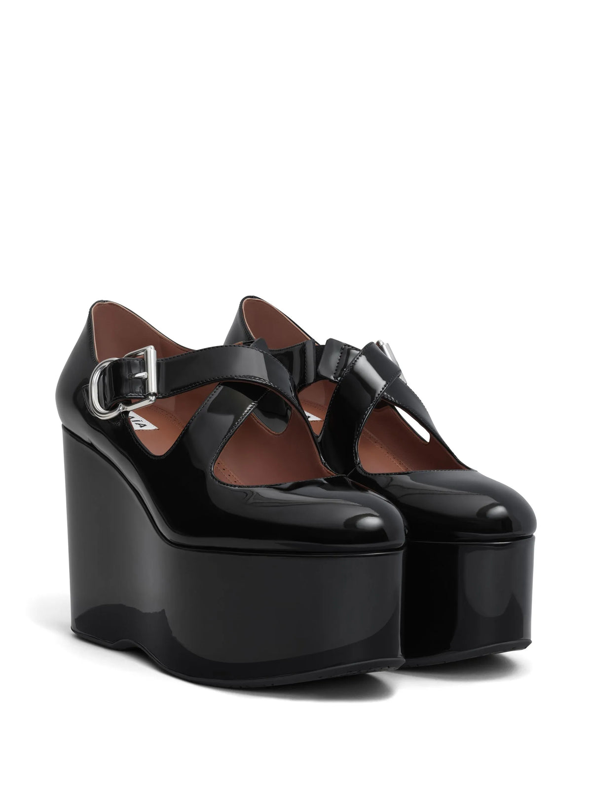 Alaïa - 110mm Wedges Leather Pumps