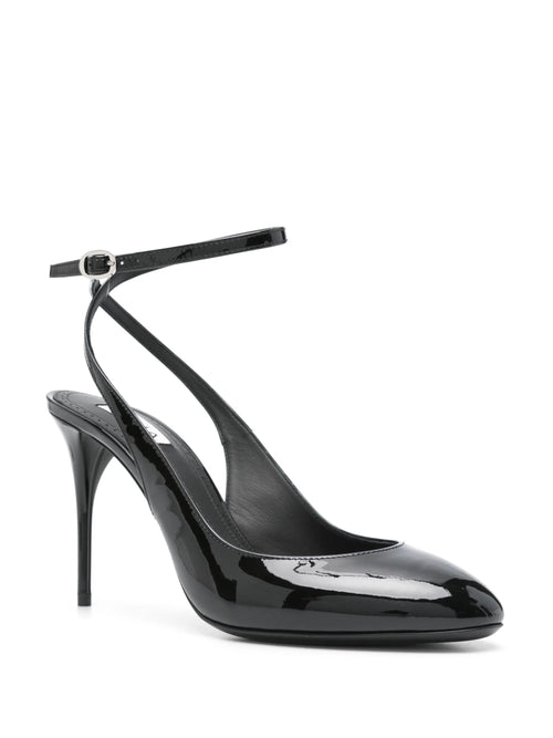 Alaïa - 90mm Patent-leather Slingback Pumps