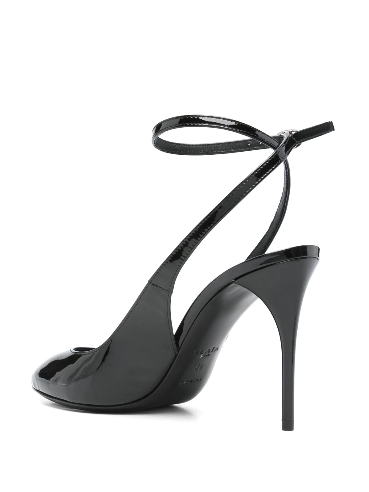 Alaïa - 90mm Patent-leather Slingback Pumps