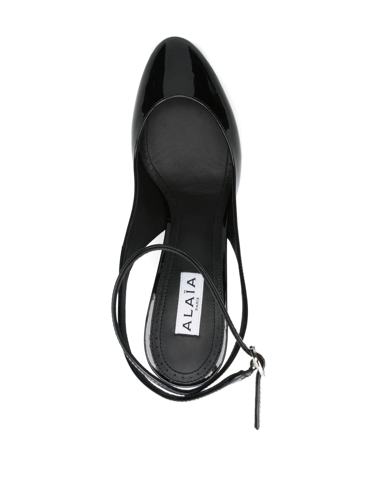 Alaïa - 90mm Patent-leather Slingback Pumps