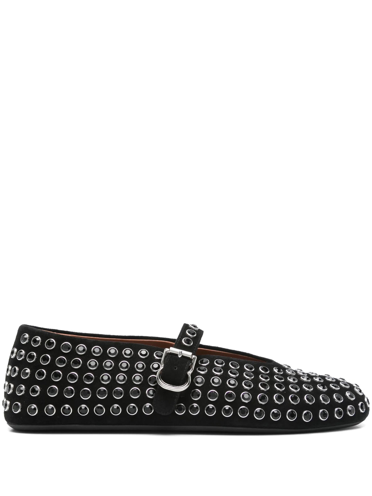 Alaïa - Rhinestone-embellished Ballet Flats