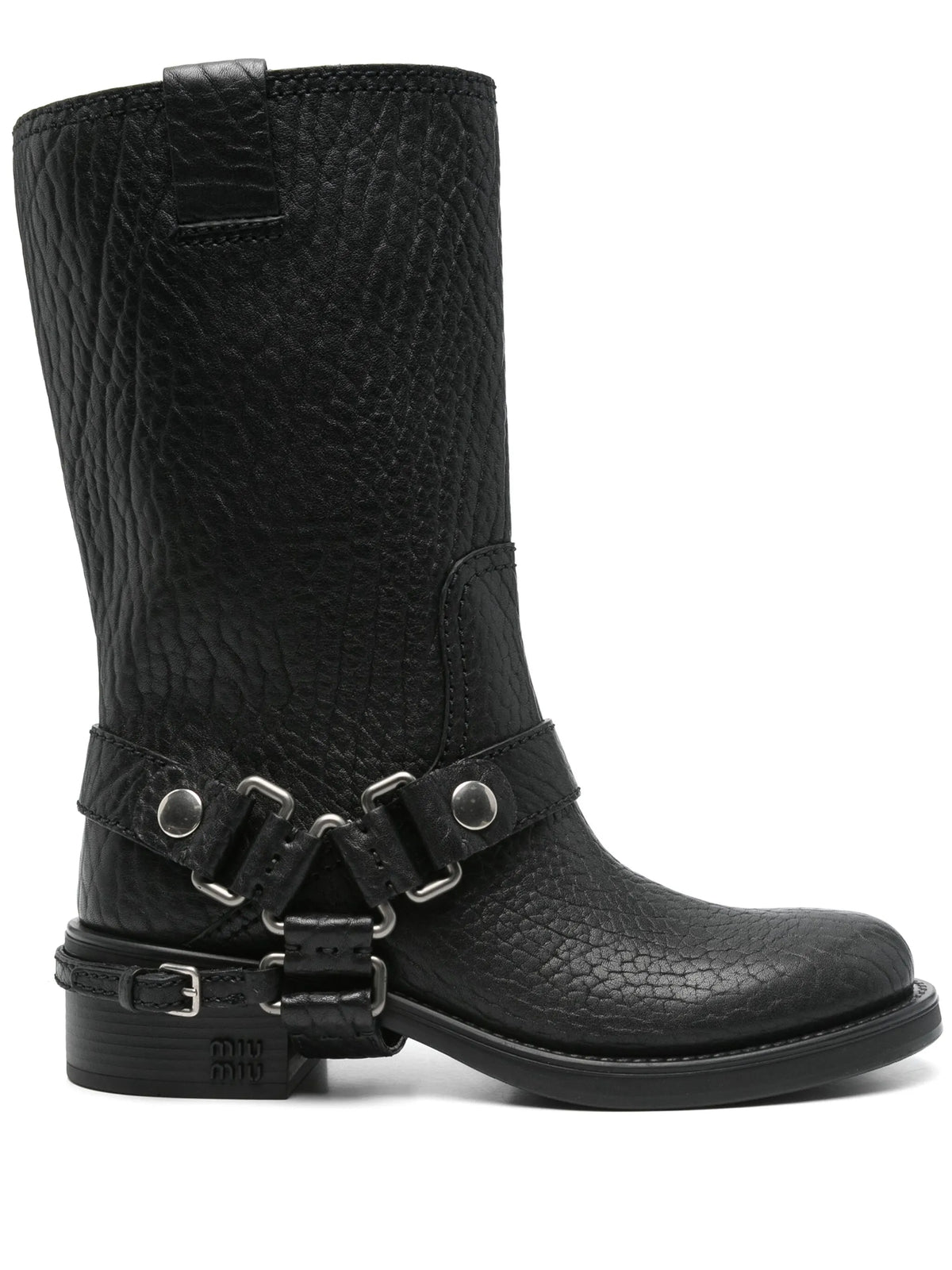 Miu Miu - Leather Ankle Boots