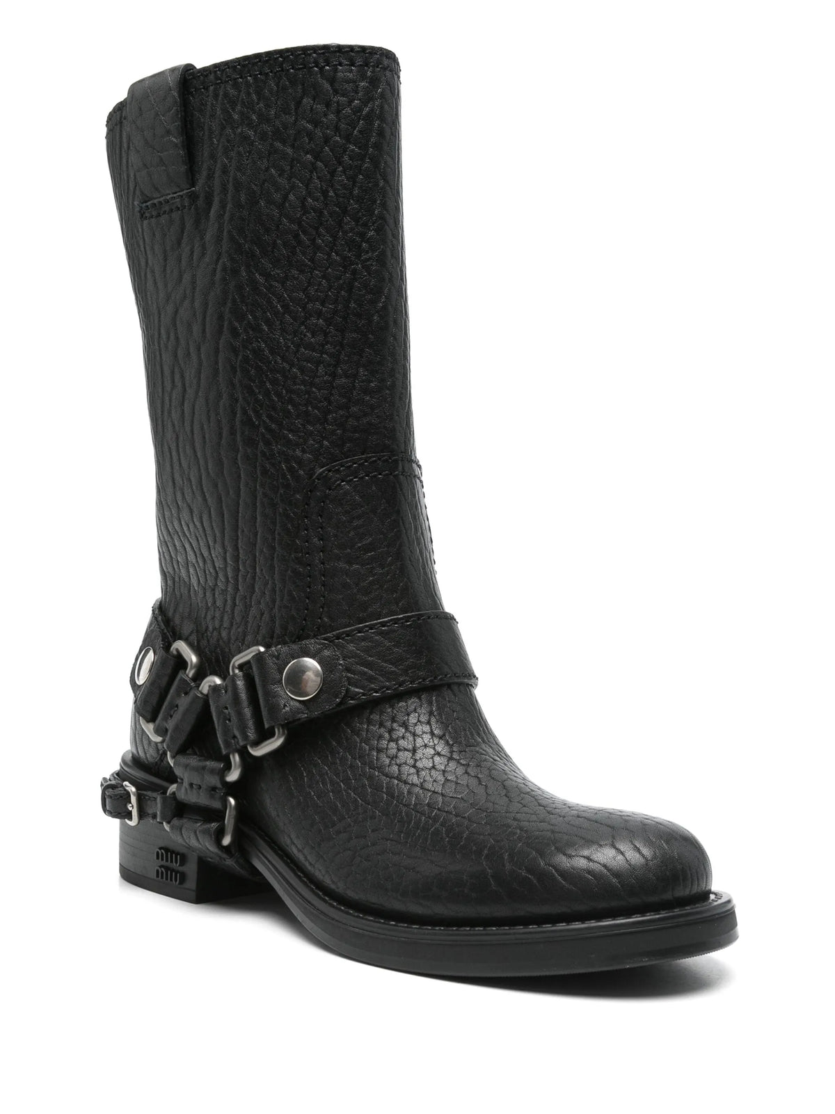 Miu Miu - Leather Ankle Boots