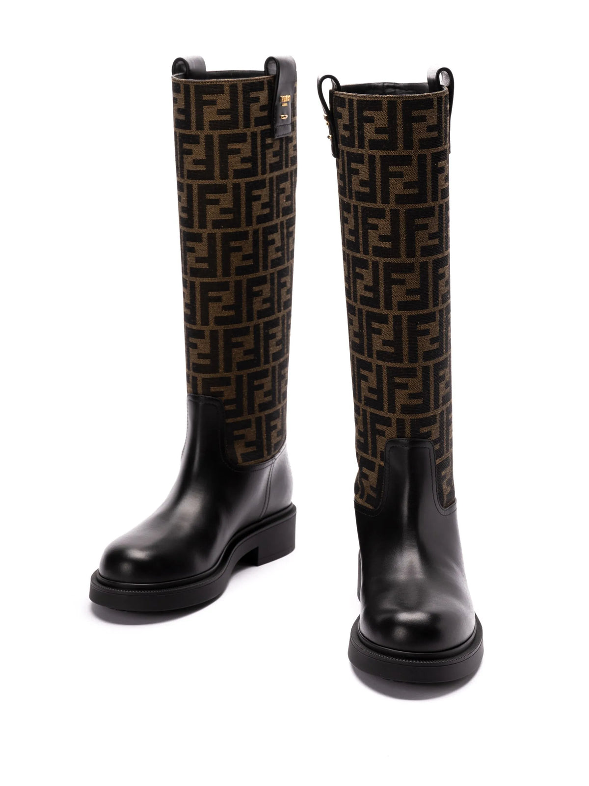 Fendi - 35mm FF Jacquard Boots