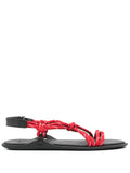 Miu Miu - Riviere Cord Leather Sandals