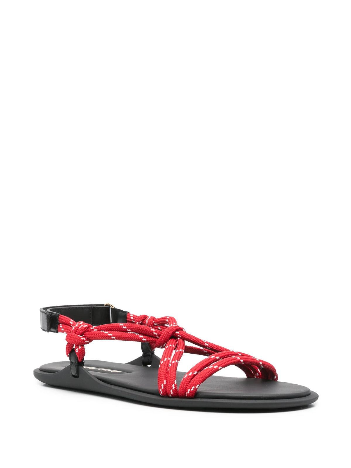 Miu Miu - Riviere Cord Leather Sandals