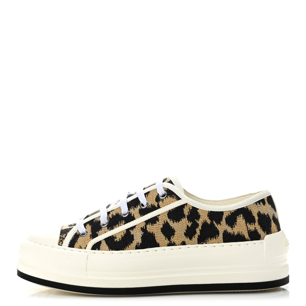 Dior - Cotton Mizza Embroidered Walk’N’Dior Low Top Sneakers