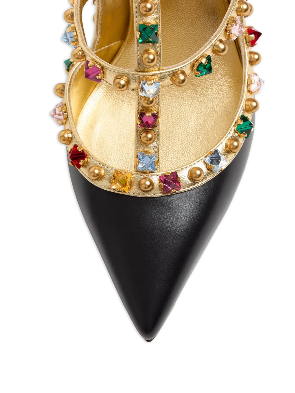 Valentino - 100mm Rockstud Embellished Pumps