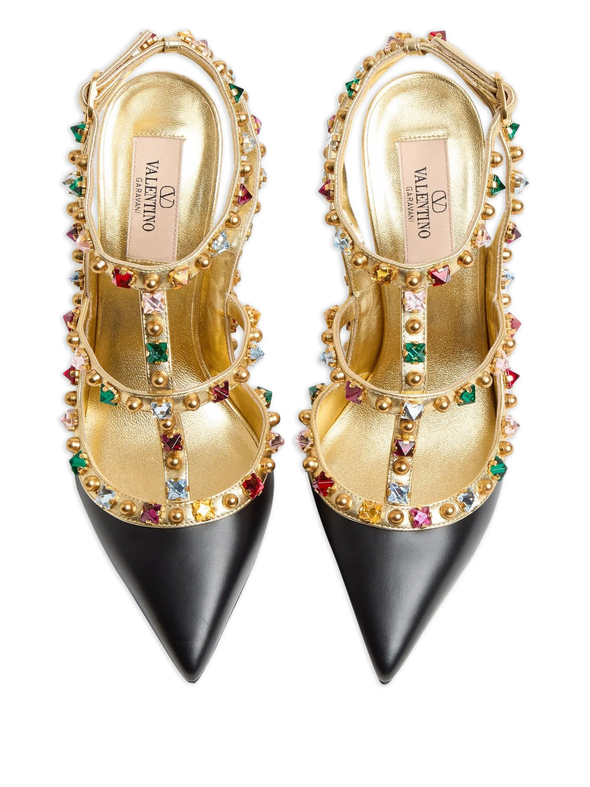 Valentino - 100mm Rockstud Embellished Pumps