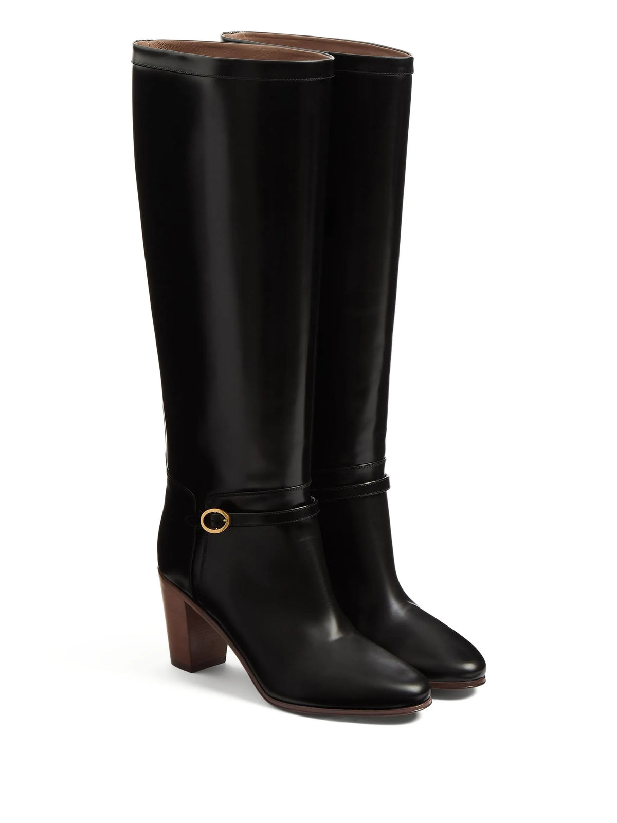 Valentino - 75mm Pattie Leather Boots