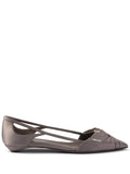 Prada - Satin Cut-out Ballerinas