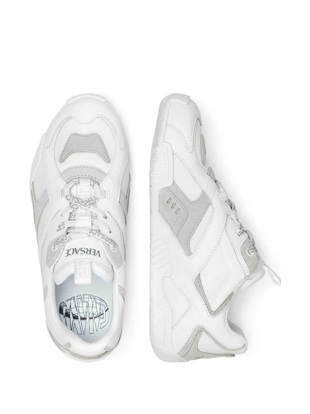 Versace - Galaxia Leather Sneakers