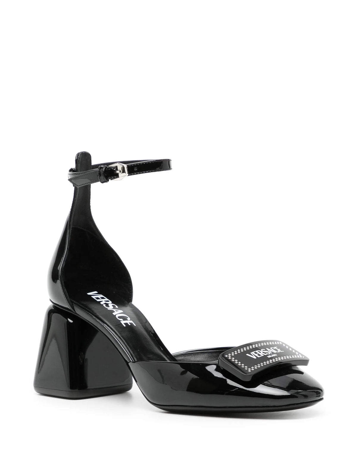 Versace - Leather 80mm Pumps