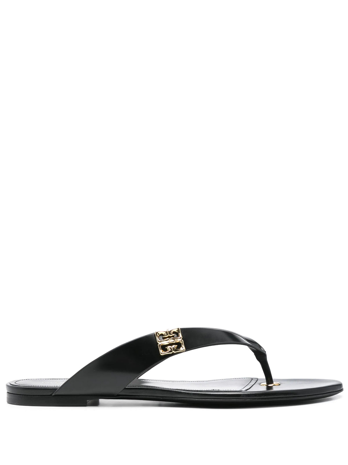 Givenchy - Tong Sandals 4G Liquid In Leather