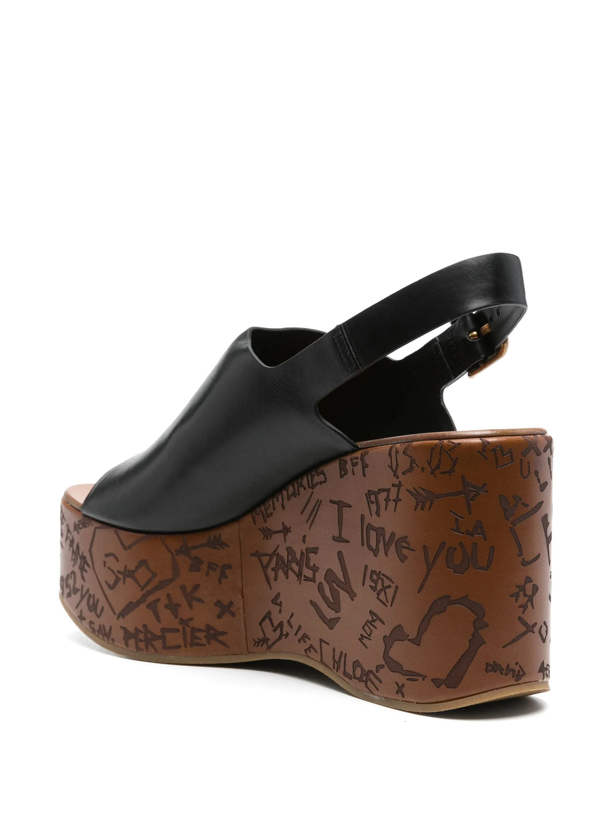 Chloé - 80mm Maxime Wedge Sandals