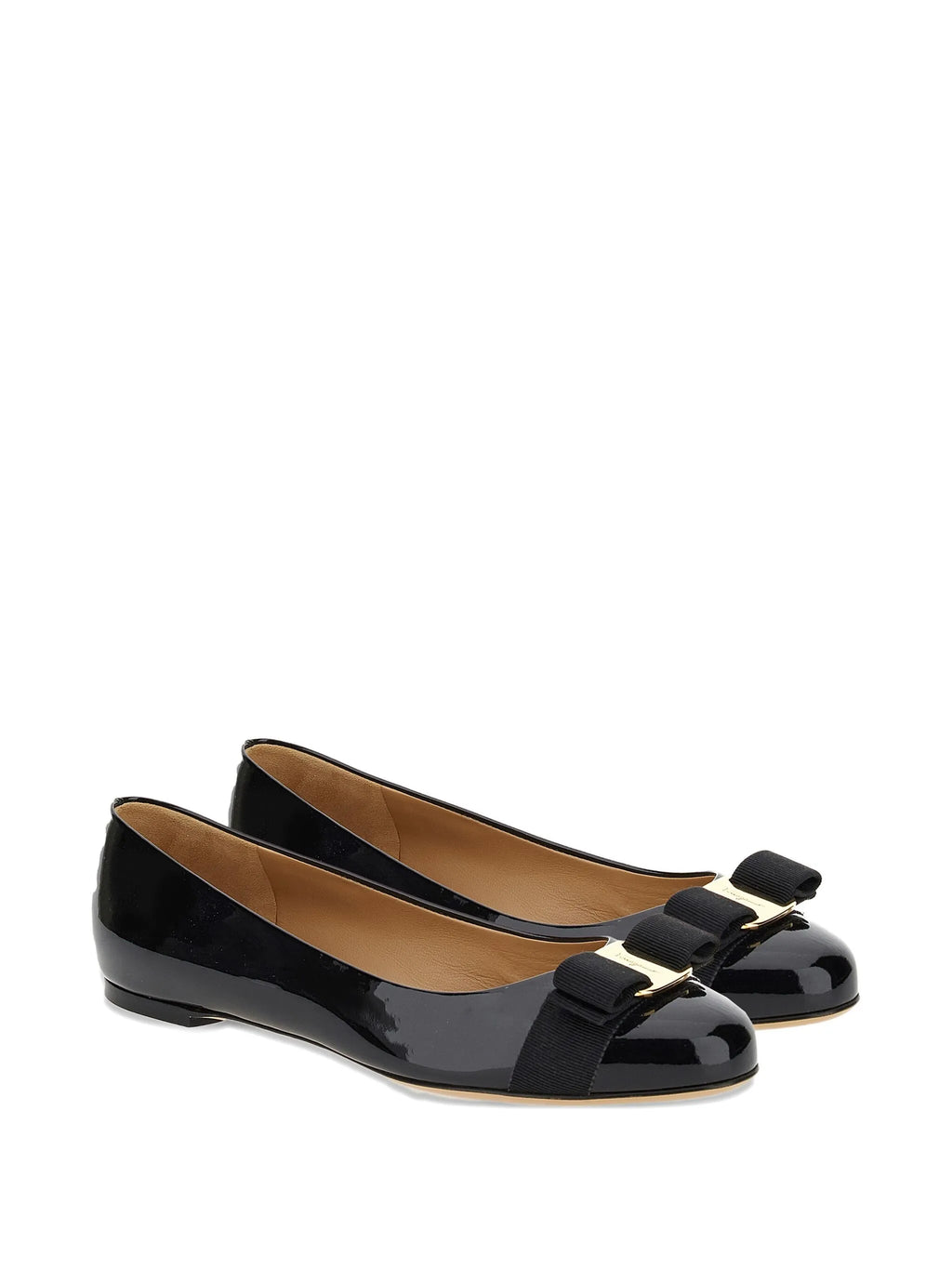 Ferragamo - Varina Patent Ballet Flats