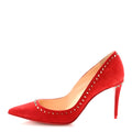 Christian Louboutin - Veau Velours Anjalina 85 Pumps