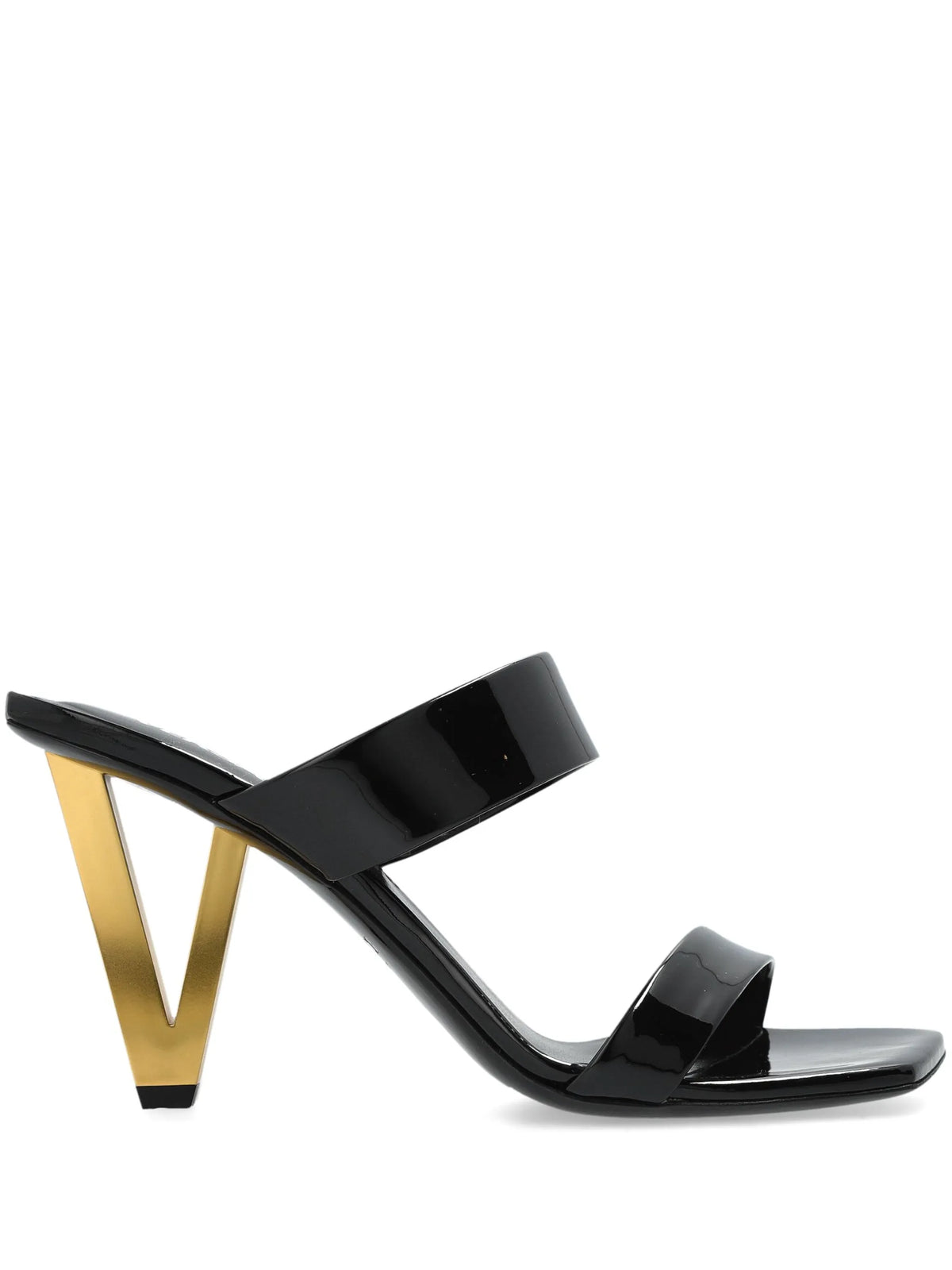 Versace - V2025 Patent-leather Sandals