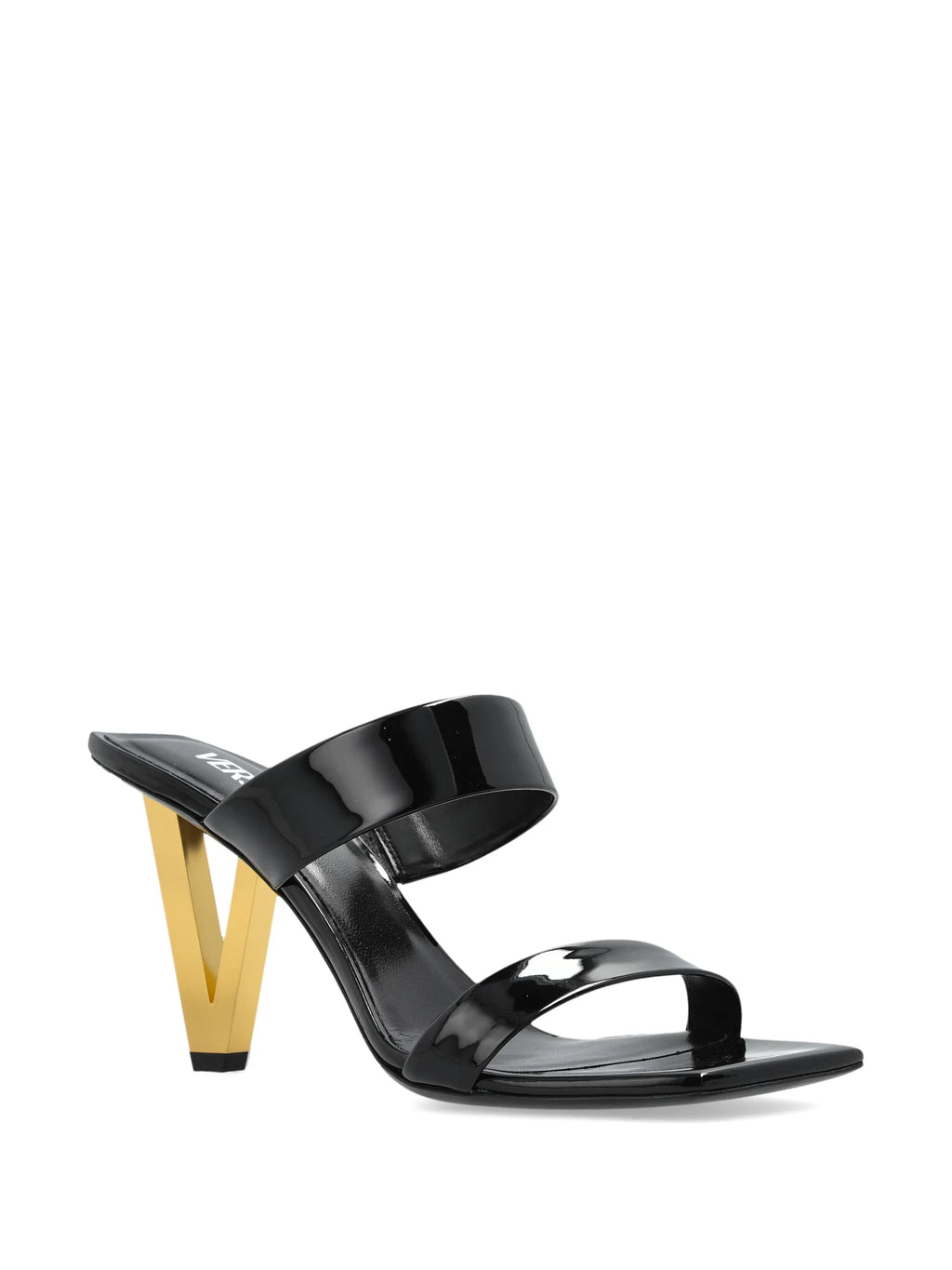 Versace - V2025 Patent-leather Sandals
