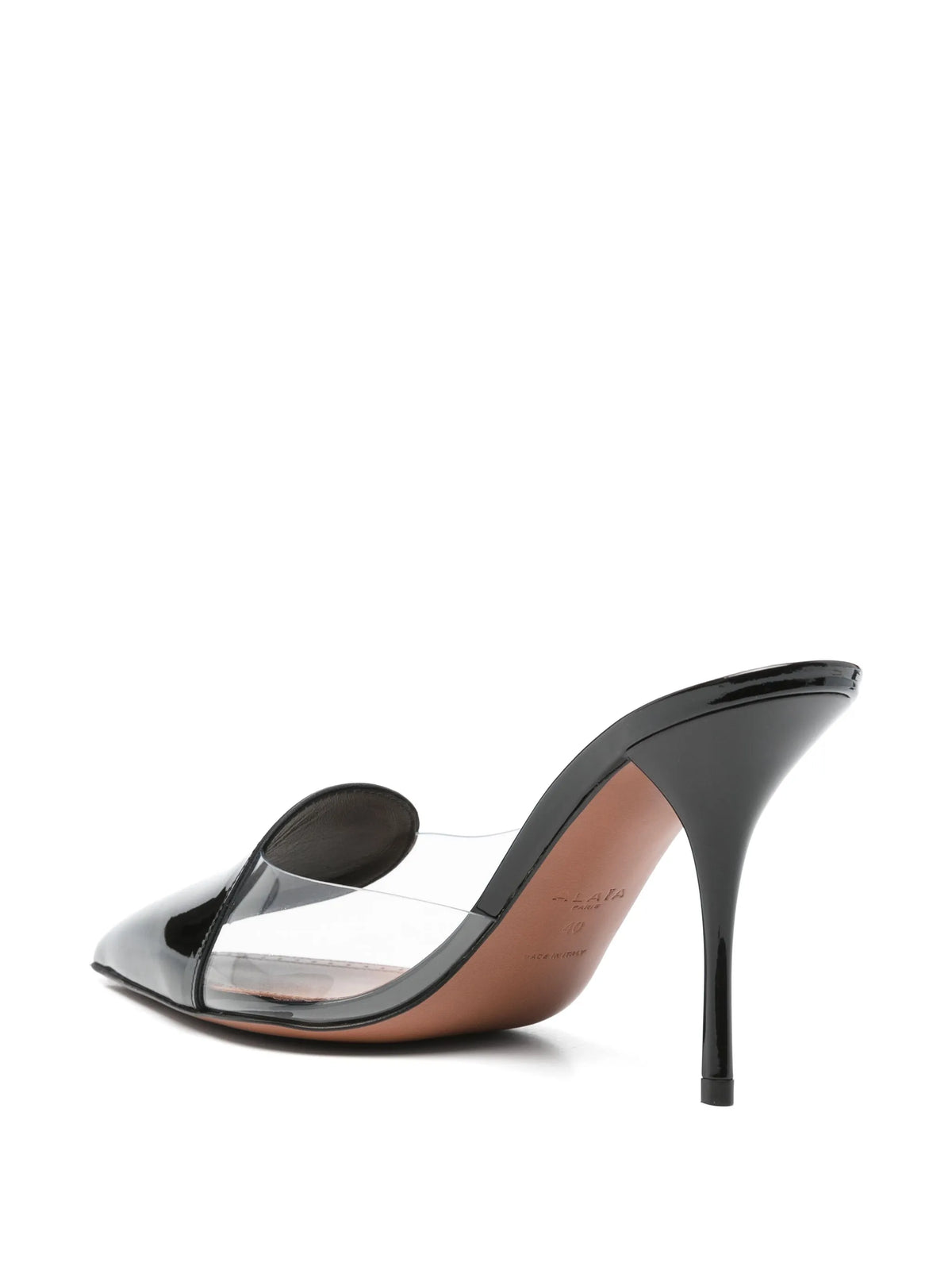 Alaïa - 90mm Coeur Mules - Black