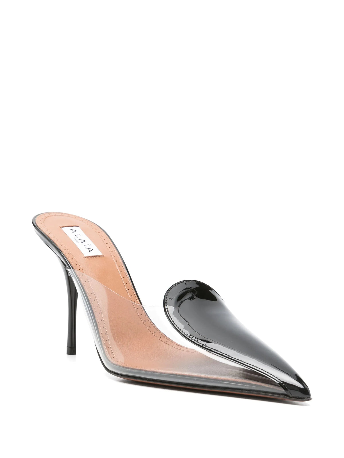 Alaïa - 90mm Coeur Mules - Black