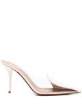 Alaïa - 90mm Coeur Mules - Powder Pink