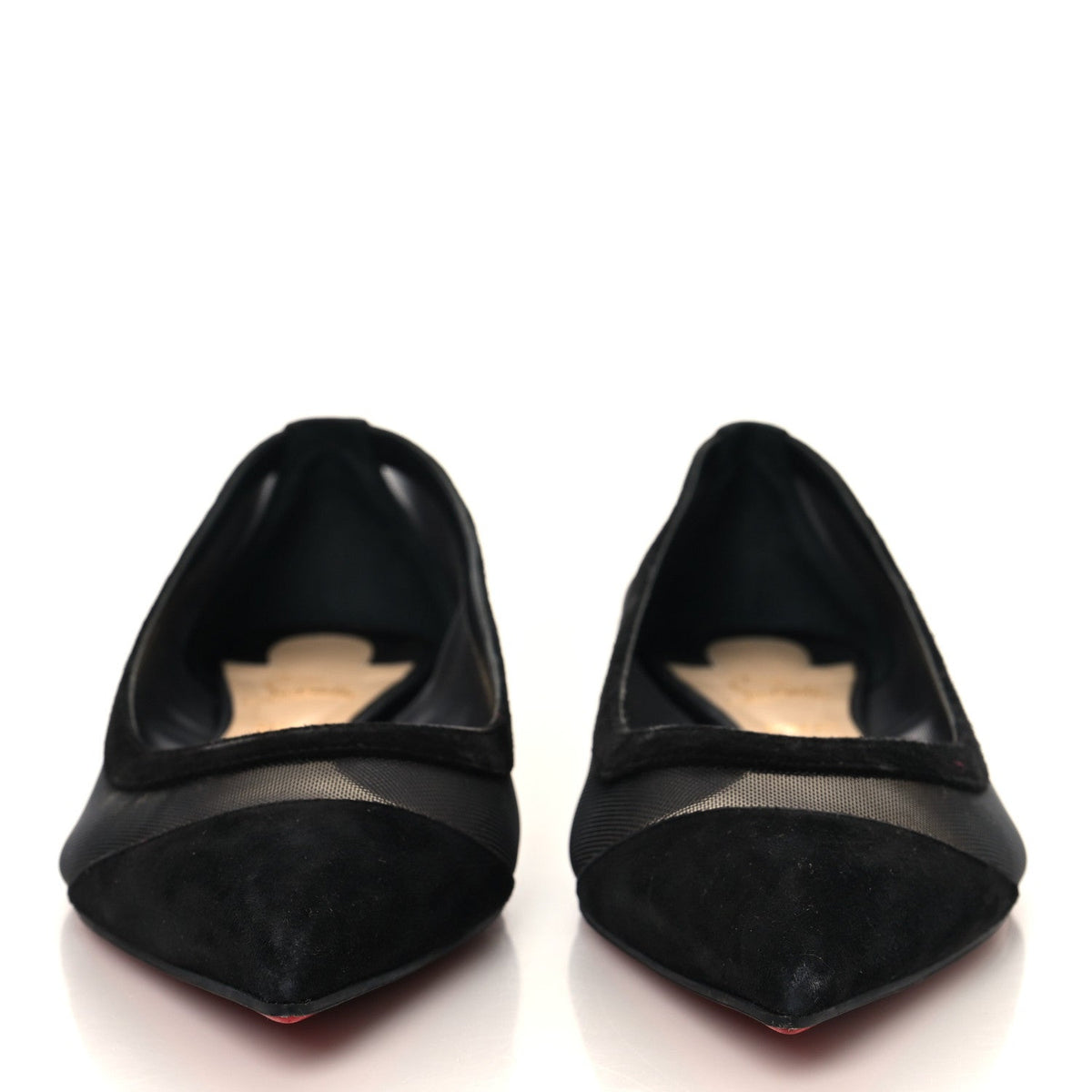 Christian Louboutin - Veau Velours Rete Galativi Flats