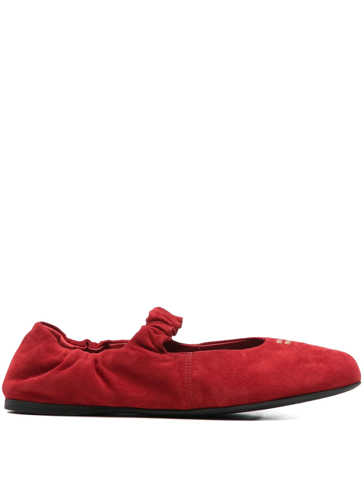 Miu Miu - Elasticated-strap Ballet Flats