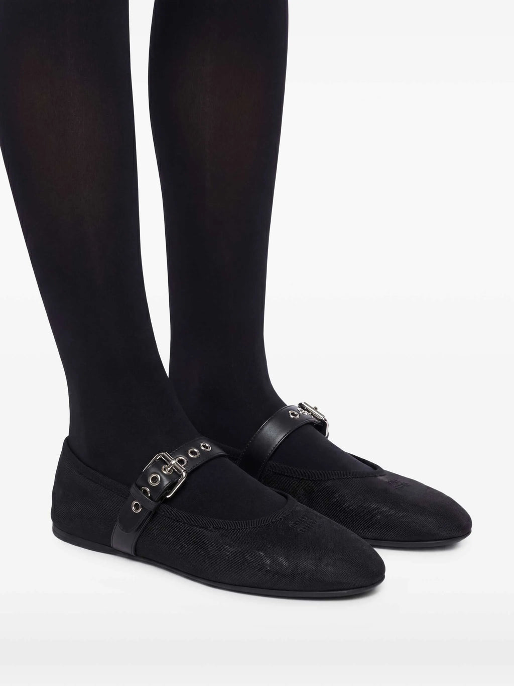 Miu Miu - Mesh Ballet Flats