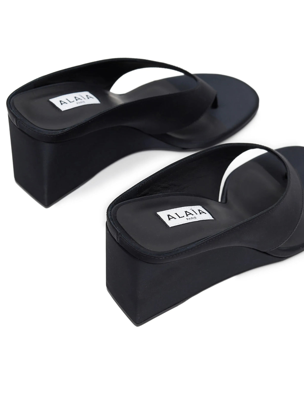 Alaïa - 75mm Cube Thong Sandals