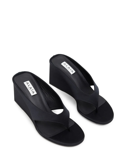 Alaïa - 75mm Cube Thong Sandals